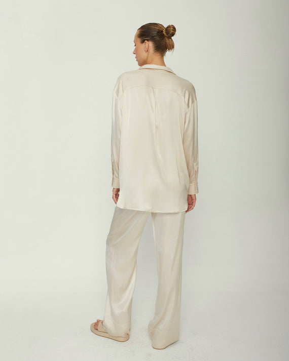 SILK-SATIN SHIRT